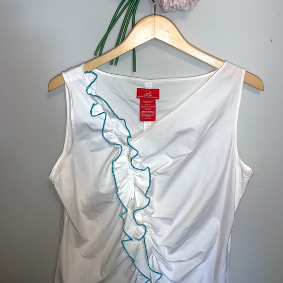 Oscar De la Renta Ruffle top - Picture 3 of 7